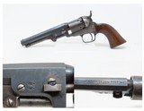 c1856 LONDON ENGLAND MANUFACTURED Antique COLT Model 1849 POCKET Revolver With Clear Stagecoach Robbery Cylinder Scene! - 1 of 24