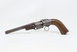 T.L. HOIST Antique TRANSITIONAL Revolver “5” Belgian ENGRAVED H&J Liege Proofed DOUBLE ACTION Bar Hammer Pistol - 2 of 19