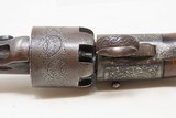 T.L. HOIST Antique TRANSITIONAL Revolver “5” Belgian ENGRAVED H&J Liege Proofed DOUBLE ACTION Bar Hammer Pistol - 13 of 19