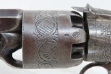 T.L. HOIST Antique TRANSITIONAL Revolver “5” Belgian ENGRAVED H&J Liege Proofed DOUBLE ACTION Bar Hammer Pistol - 7 of 19