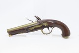ENGLISH Antique RICHARDS Flintlock BELTHOOK Pistol .50 Caliber Brass Barrel Flintlock w/ PRE-1813 LONDON Proof Marks - 16 of 19