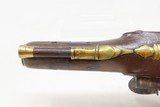 ENGLISH Antique RICHARDS Flintlock BELTHOOK Pistol .50 Caliber Brass Barrel Flintlock w/ PRE-1813 LONDON Proof Marks - 14 of 19