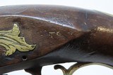 ENGLISH Antique RICHARDS Flintlock BELTHOOK Pistol .50 Caliber Brass Barrel Flintlock w/ PRE-1813 LONDON Proof Marks - 15 of 19