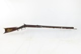 J. GOODELL Antique OLEAN, NEW YORK Long Rifle .40 Caliber FRONTIER Mid-1800s Homestead/Hunting Rifle - 12 of 19