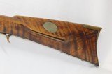 Antique Kentucky Long Rifle HOMESTEAD PIONEER .32 Octagonal Barrel Maple With Double Set Triggers - 16 of 20