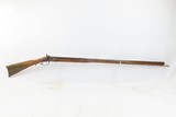 Antique Kentucky Long Rifle HOMESTEAD PIONEER .32 Octagonal Barrel Maple With Double Set Triggers - 2 of 20
