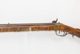 Antique Kentucky Long Rifle HOMESTEAD PIONEER .32 Octagonal Barrel Maple With Double Set Triggers - 17 of 20