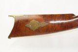 PITTSBURGH, PA Antique J.H. JOHNSTON Half-Stock .32 Percussion LONG RIFLE
“GREAT WESTERN GUN WORKS” Family Long Rifle - 3 of 19