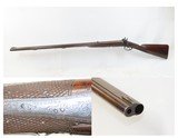 MID-1800s Antique WILLIAMS of LONDON Percussion COMBINATION Rifle/Shotgun
WESTWARD EXPANSION Back Action SIDE by SIDE