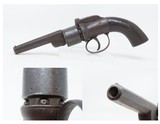 1840s-1850s British Antique TRANSITIONAL Double Action PERCUSSION Revolver
Circa 1840-50s Transition Pepperbox to Single Barrel