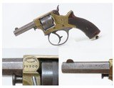 ENGRAVED Antique British W. TRANTER’S PATENT .297 RF Double Action Revolver BRITISH PROOFED Self Defense Revolver