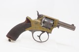 ENGRAVED Antique British W. TRANTER’S PATENT .297 RF Double Action Revolver BRITISH PROOFED Self Defense Revolver - 16 of 19