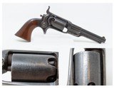 1856 Antique CIVIL WAR COLT 1855 ROOT Sidehammer POCKET Revolver ANTEBELLUM With Stagecoach Robbery Cylinder Scene