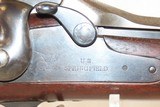 Antique SPRINGFIELD Model 1879 TRAPDOOR Rifle INDIAN Spanish-American WARS With a SOCKET BAYONET, SCABBARD, & HANGER - 7 of 22