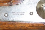 Antique SHARPS New Model 1863 .50-70 GOVT U.S. CAVALRY Carbine CIVIL WAR U.S. CONTRACT w/CARTOUCHE - 7 of 19