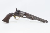 PEARL HEART INLAYS Antique COLT U.S. M1860 .44 Army CIVIL WAR WILD WEST With Period Leather Holster! - 10 of 21