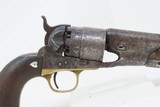 PEARL HEART INLAYS Antique COLT U.S. M1860 .44 Army CIVIL WAR WILD WEST With Period Leather Holster! - 12 of 21