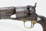 PEARL HEART INLAYS Antique COLT U.S. M1860 .44 Army CIVIL WAR WILD WEST With Period Leather Holster! - 18 of 21