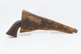 PEARL HEART INLAYS Antique COLT U.S. M1860 .44 Army CIVIL WAR WILD WEST With Period Leather Holster! - 14 of 21