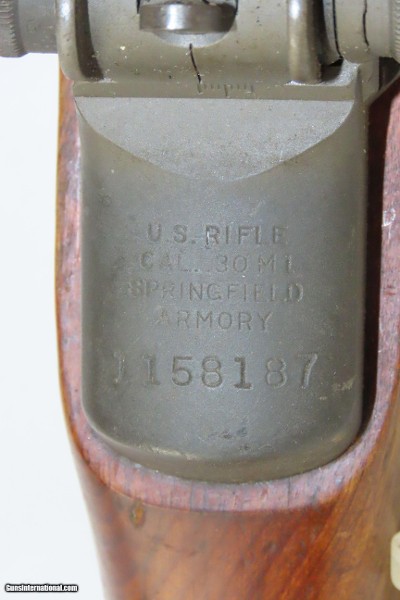 SPRINGFIELD U.S. M1 GARAND .30-06 Cal Infantry Rifle C&R WWII KOREA 1942/53 The greatest battle implement ever devised - Patton - Image 10 of 20