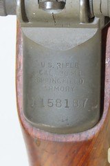 SPRINGFIELD U.S. M1 GARAND .30-06 Cal Infantry Rifle C&R WWII KOREA 1942/53 The greatest battle implement ever devised - Patton - 10 of 20