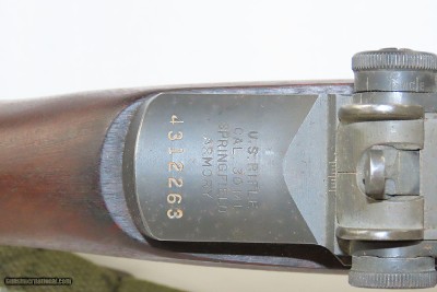 KOREAN WAR II Era SPRINGFIELD U.S. M1 GARAND .30-06 Cal. Infantry Rifle C&R With “DOD Eagle” Marked Stock and CANVAS SLING - Image 10 of 20
