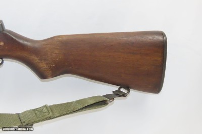 KOREAN WAR II Era SPRINGFIELD U.S. M1 GARAND .30-06 Cal. Infantry Rifle C&R With “DOD Eagle” Marked Stock and CANVAS SLING - Image 15 of 20
