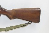 KOREAN WAR II Era SPRINGFIELD U.S. M1 GARAND .30-06 Cal. Infantry Rifle C&R With “DOD Eagle” Marked Stock and CANVAS SLING - 15 of 20