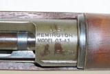 WORLD WAR II US Remington M1903A3 BOLT ACTION .30-06 Springfield C&R Rifle
FLAMING BOMB Marked with “RA/6-43” Marked Barrel - 10 of 23