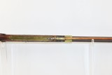 ENGRAVED Antique SAMUEL MIER Half-Stock .36 Long Rifle SILVER Kentucky Style HUNTING/HOMESTEAD Long Rifle - 9 of 20