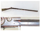 ENGRAVED Antique SAMUEL MIER Half-Stock .36 Long Rifle SILVER Kentucky Style HUNTING/HOMESTEAD Long Rifle - 1 of 20