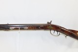 ENGRAVED Antique SAMUEL MIER Half-Stock .36 Long Rifle SILVER Kentucky Style HUNTING/HOMESTEAD Long Rifle - 17 of 20