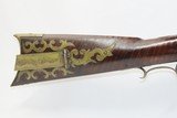 ENGRAVED Antique SAMUEL MIER Half-Stock .36 Long Rifle SILVER Kentucky Style HUNTING/HOMESTEAD Long Rifle - 3 of 20