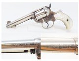 NICKEL & PEARL COLT Model 1877 LIGHTNING .38 Revolver C&R DOC HOLLIDAY 1906 Classic Double Action Six-Shooter - 1 of 21