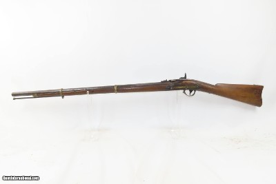 RARE 1 of 770 U.S. JAMES MERRILL .54 cal RIFLE CIVIL WAR Antique 33” 2-Band Issued to Units from Michigan, Arkansas, and Massachusetts - Image 15 of 20