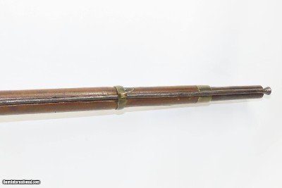 RARE 1 of 770 U.S. JAMES MERRILL .54 cal RIFLE CIVIL WAR Antique 33” 2-Band Issued to Units from Michigan, Arkansas, and Massachusetts - Image 9 of 20