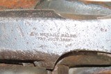RARE 1 of 770 U.S. JAMES MERRILL .54 cal RIFLE CIVIL WAR Antique 33” 2-Band Issued to Units from Michigan, Arkansas, and Massachusetts - 12 of 20