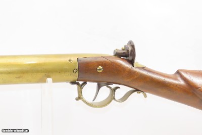 19th Century CRANK HANDLE Sliding Barrel 7.5mm “Gallery/Parlor” AIR GUNPrimarily Used for INDOOR TARGET SHOOTING - Image 15 of 19