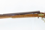 K. KIENDLBACHER Bellows LANCASTER, PENNSYLVANIA Tip-Up AIR GUN .34 8.5mm 19th Century RELIEF CARVED GERMANIC STOCK - 15 of 18