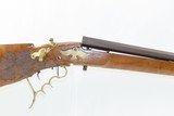 K. KIENDLBACHER Bellows LANCASTER, PENNSYLVANIA Tip-Up AIR GUN .34 8.5mm 19th Century RELIEF CARVED GERMANIC STOCK - 4 of 18