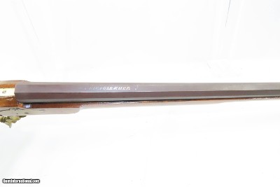 K. KIENDLBACHER Bellows LANCASTER, PENNSYLVANIA Tip-Up AIR GUN .34 8.5mm 19th Century RELIEF CARVED GERMANIC STOCK - Image 11 of 18