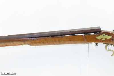 K. KIENDLBACHER Bellows LANCASTER, PENNSYLVANIA Tip-Up AIR GUN .34 8.5mm 19th Century RELIEF CARVED GERMANIC STOCK - Image 15 of 18