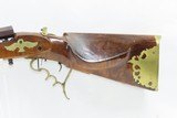 K. KIENDLBACHER Bellows LANCASTER, PENNSYLVANIA Tip-Up AIR GUN .34 8.5mm 19th Century RELIEF CARVED GERMANIC STOCK - 14 of 18