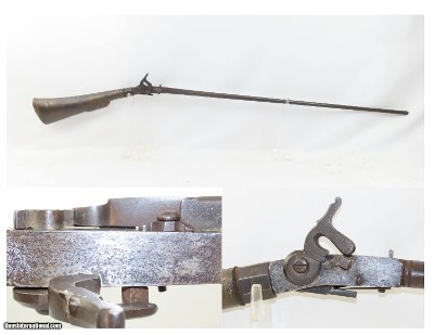 WIND GUN Late 1700s/Early 1800s European M.H. RASEF Stock Reservoir AIR GUN Likely AUSTRIAN or GERMANIC Origin