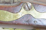 NAPOLEONIC WARS Era Antique “BROWN BESS” .75 Flintlock Musket INDIA PATTERN TOWER Marked WAR OF 1812 Long Arm - 16 of 22