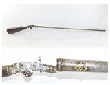 “WIND GUN” Late 1700s/Early 1800s AUSTRIAN/GERMANIC Stock Reservoir AIR GUN Primarily Used for HUNTING .44