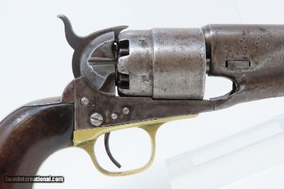 1861 Antique CIVIL WAR COLT Model 1860 ARMY .44 Caliber Percussion REVOLVER 4-Screw Civil War Production - Image 17 of 18