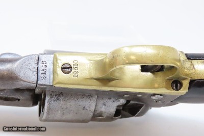 1861 Antique CIVIL WAR COLT Model 1860 ARMY .44 Caliber Percussion REVOLVER 4-Screw Civil War Production - Image 13 of 18