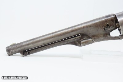 1861 Antique CIVIL WAR COLT Model 1860 ARMY .44 Caliber Percussion REVOLVER 4-Screw Civil War Production - Image 5 of 18