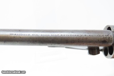 1861 Antique CIVIL WAR COLT Model 1860 ARMY .44 Caliber Percussion REVOLVER 4-Screw Civil War Production - Image 9 of 18